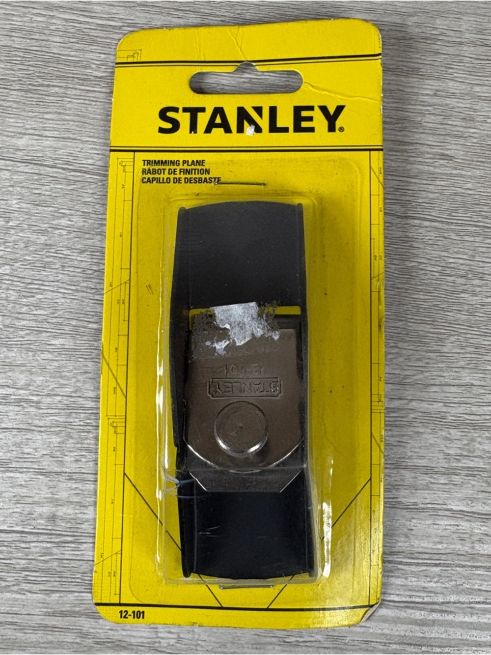 STANLEY 12-101 Small Trimming Plane 1" Wide Blade 076174121018 Open Box New
